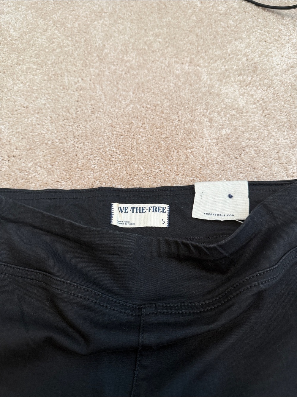 We The Free Black Flared Wide-Leg Jeans with Subtle Seam - Picture 2 of 4